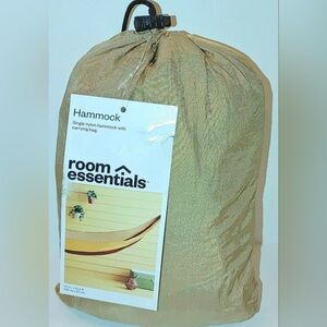 Room Essentials Single Nylon Hammock With Carrying Bag 114 in Length 54 in Width